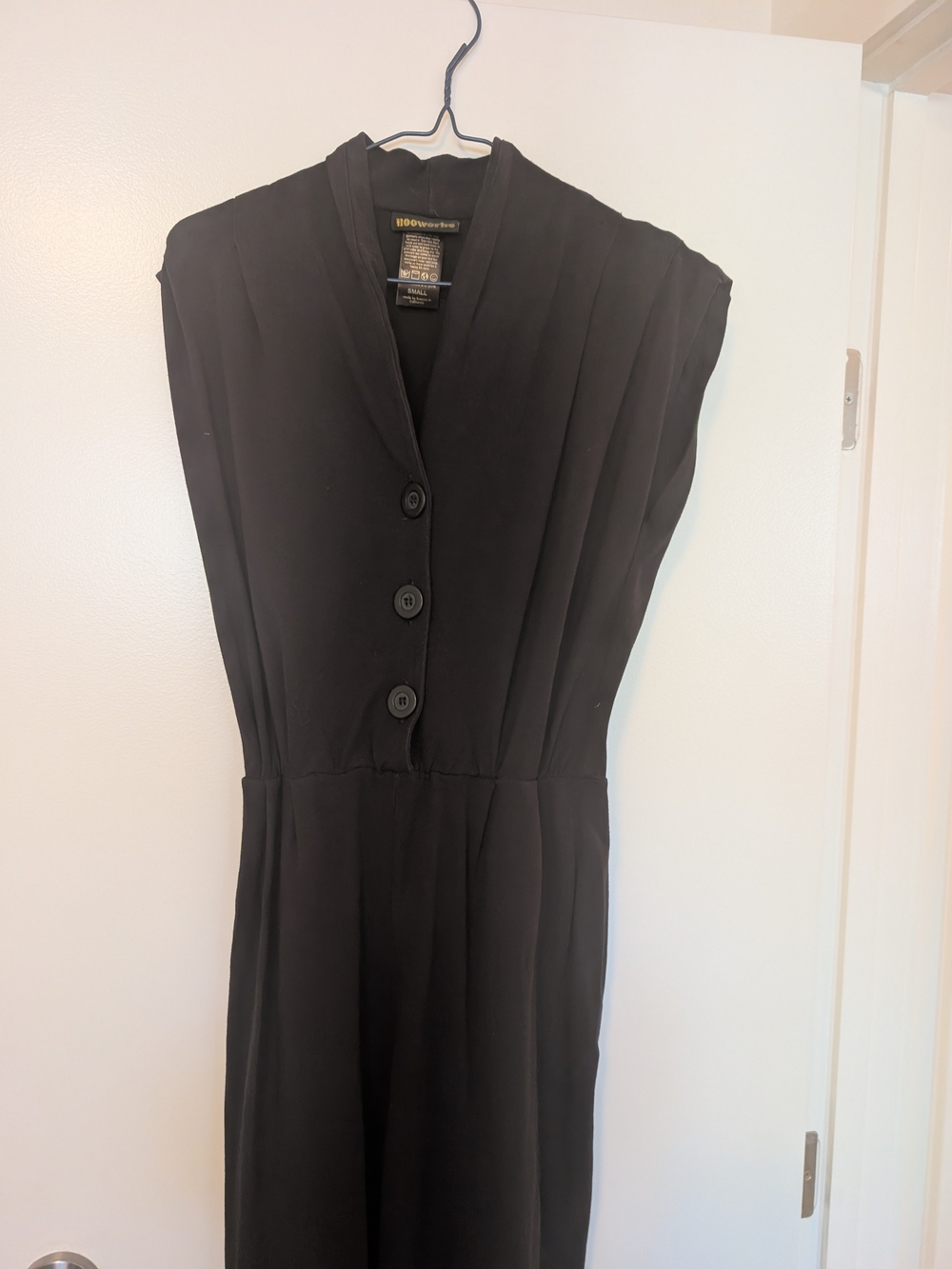 Nooworks Black Magicsuit /Jumpsuit with Button Front